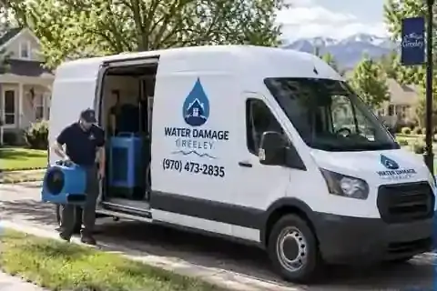 Water damage restoration service in Greeley